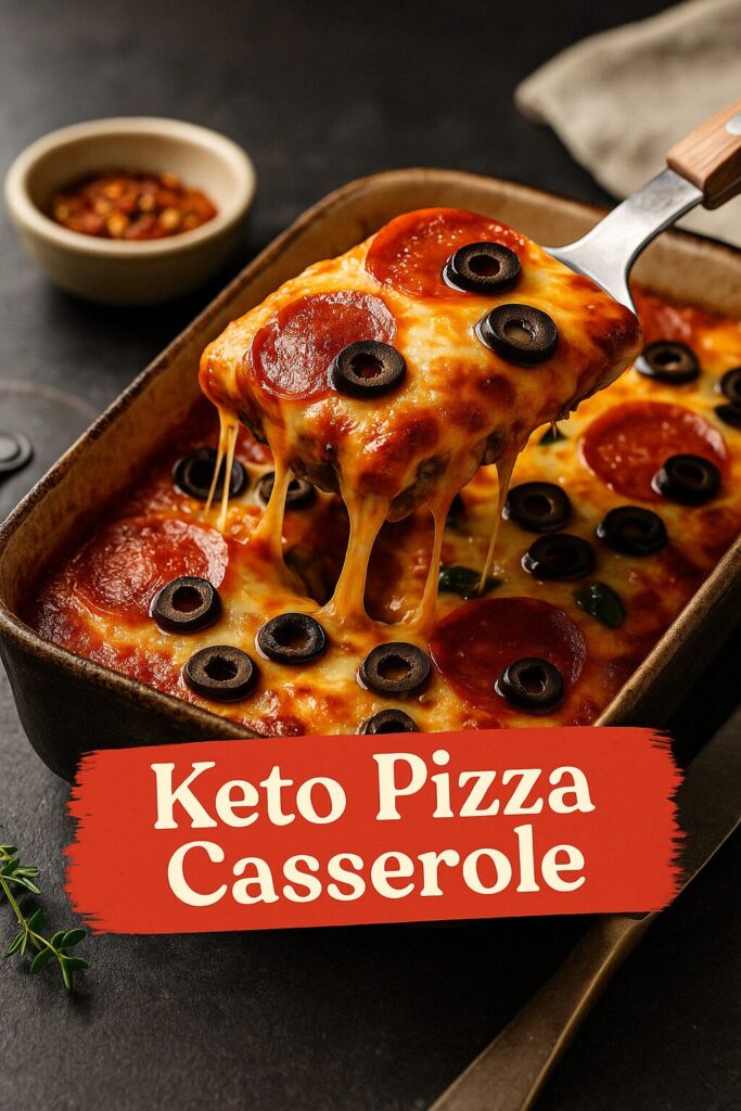 Keto Pizza Casserole