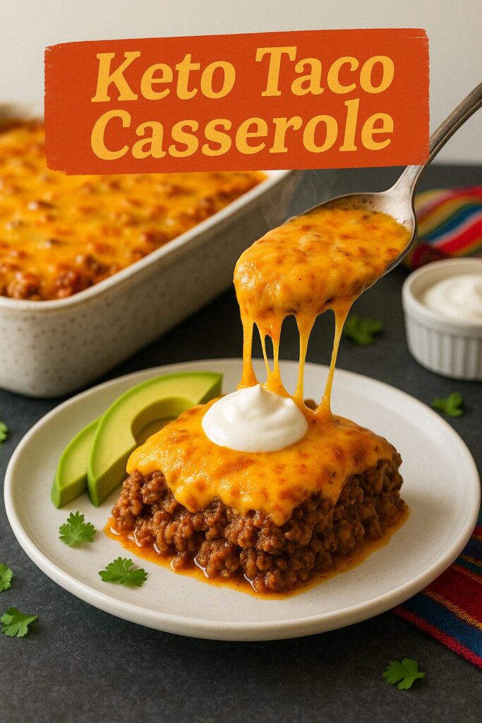 Keto Taco Casserole