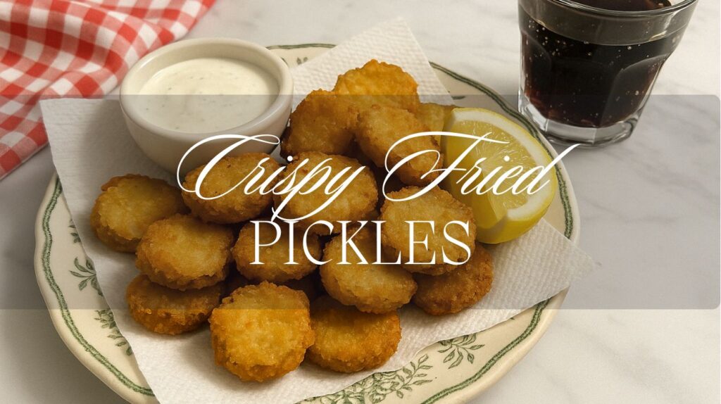 Crispy Fried Pickles with Ranch Dip – The Ultimate Cozy Crunch