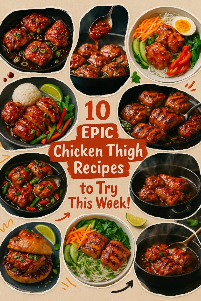 Asian-Inspired Chicken Thigh Recipes That Bring the Takeout Home