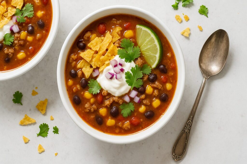 Crockpot Taco Soup