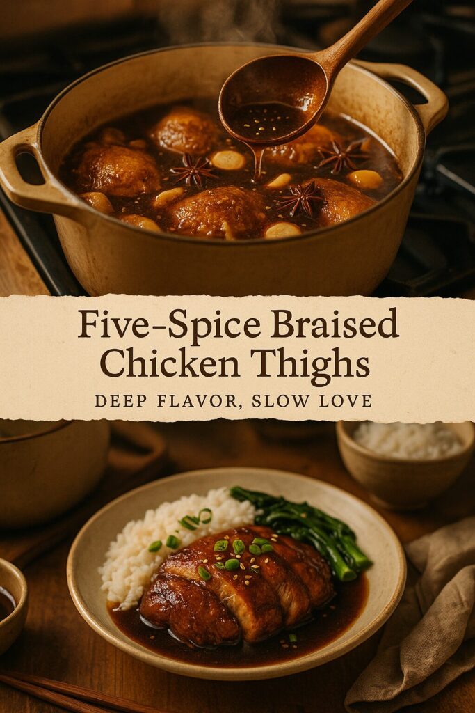 Five-Spice Braised Chicken Thighs