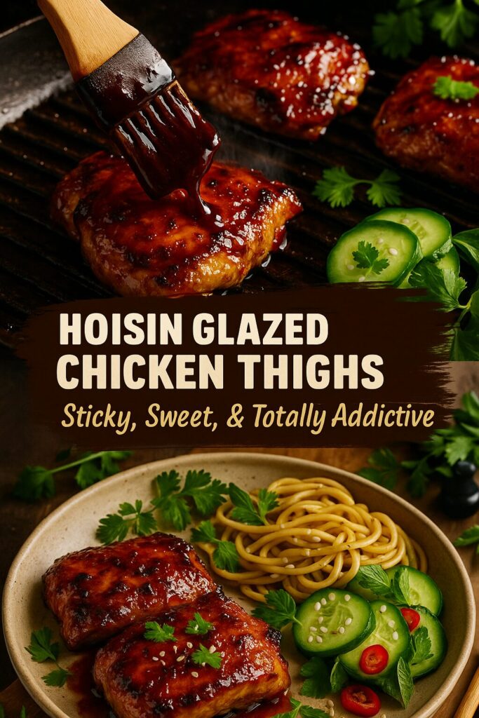 Hoisin Glazed Chicken Thighs