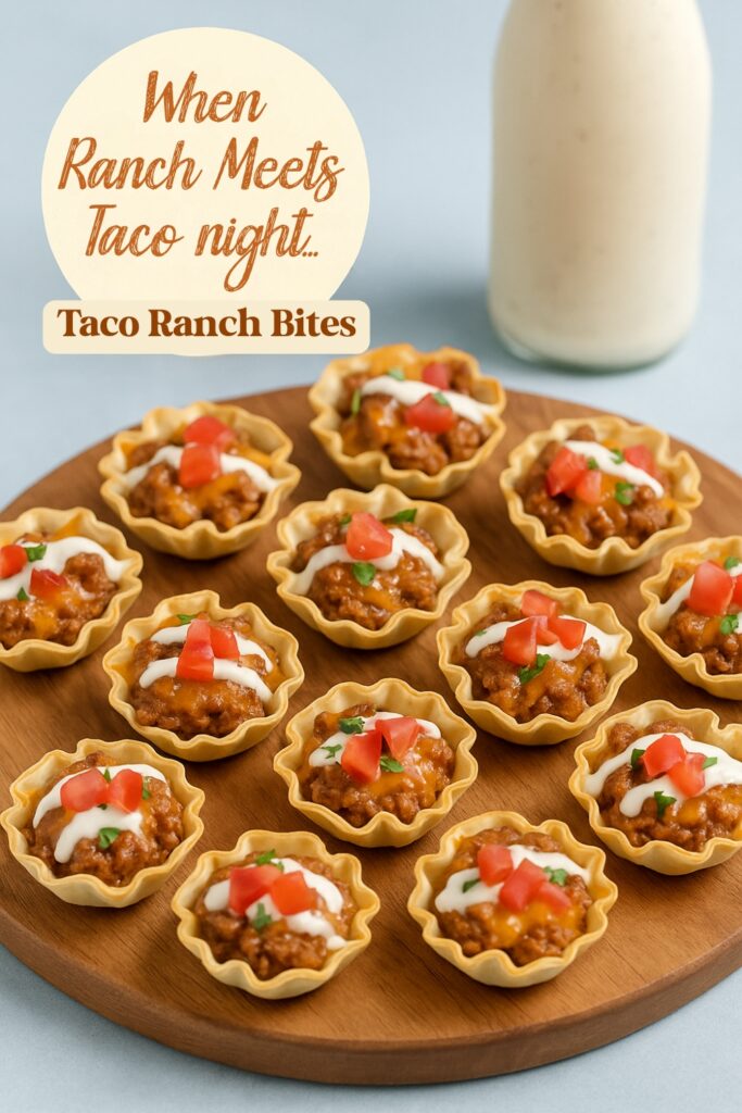 Taco Ranch Bites – Spicy, Cheesy, and Totally Bite-Sized