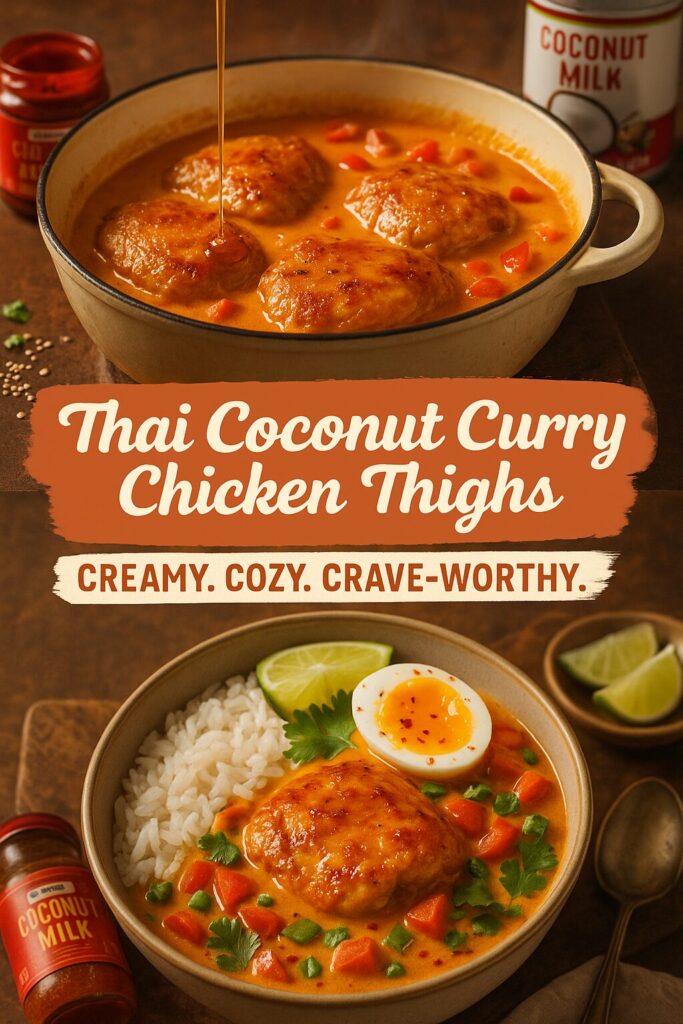 Thai-Inspired Coconut Curry Chicken Thighs