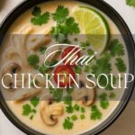 Easy Thai Chicken Soup with Coconut Milk (Creamy & Cozy!)